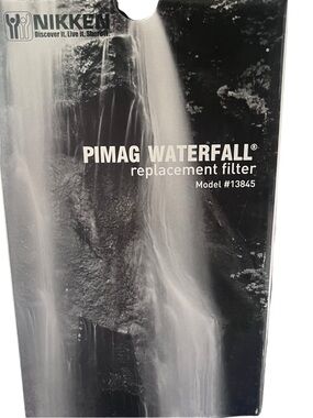 Nikken Pimag Waterfall Replacement Filter - Black & White Packaging